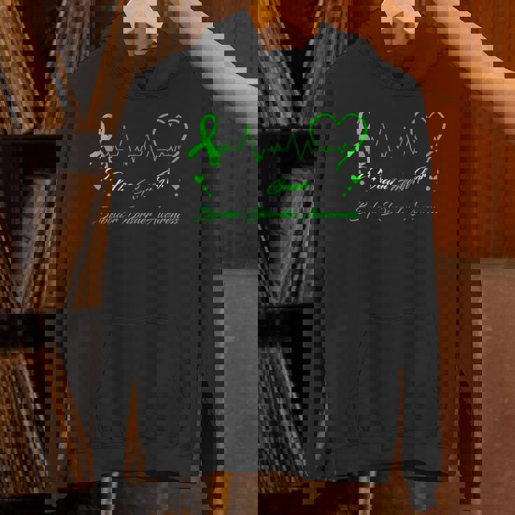 I Wear Green For Bipolar Disprder Awareness パーカー