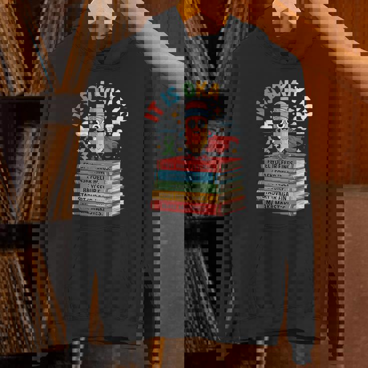 Yellow Mental Health Awareness Day It's Okay To Feel Kids Unisex Hoodie