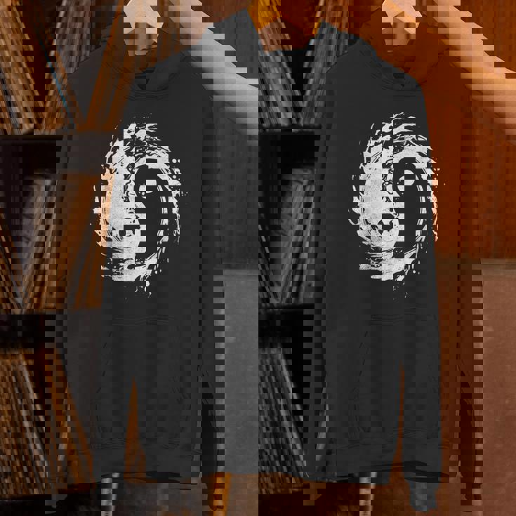 Ying Yang Flowtate 瞑想 水彩画 太極拳 メンズ レディース パーカー