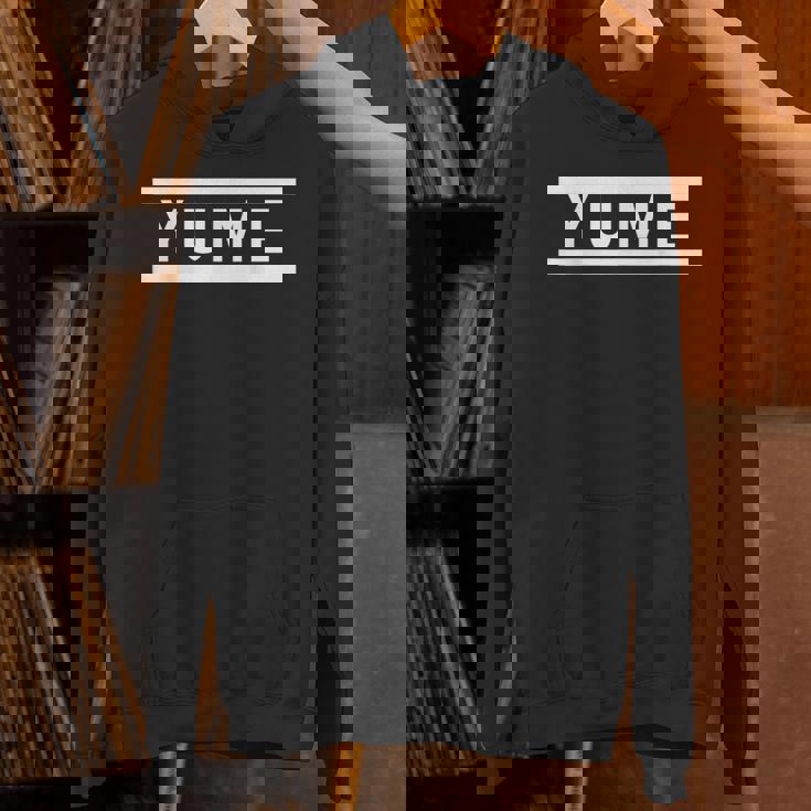 「Yume」ヘボン式「ゆめ」「ユメ」下の名前 ローマ字 名入れ 名乗り ラテン文字 綴り パーカー