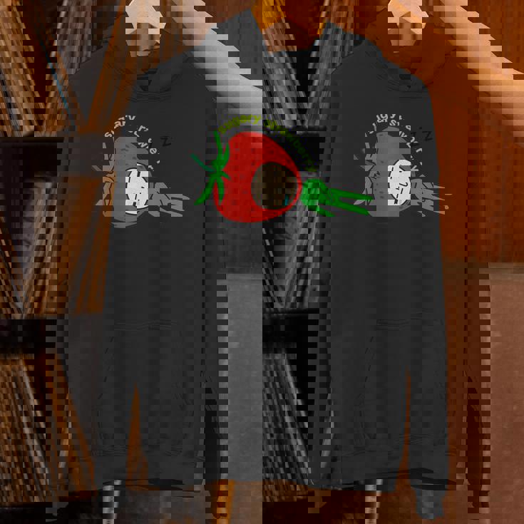 いちごグッズ イチゴイラスト いちご 果物 苺 おもしろ パーカー