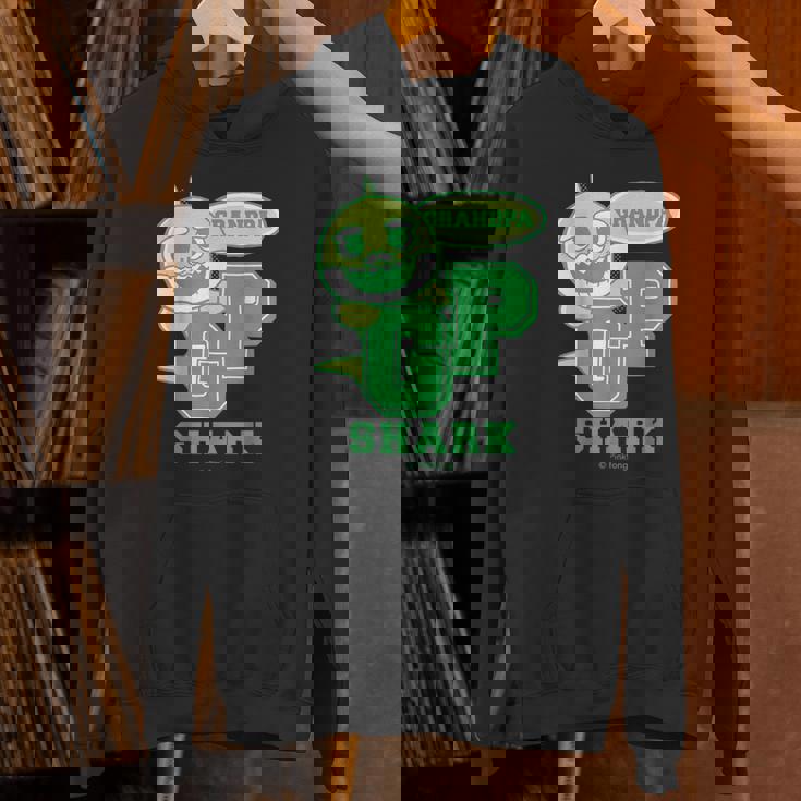 おじいちゃんシャーク・レトロ・ベイシャーク・サメもぞくプレゼント・キッズ・メンズ・ウーマンズ パーカー