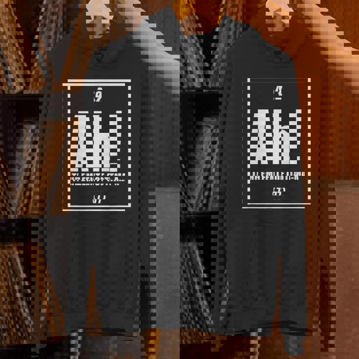 おったま Ah 元素デザイン おもしろ理系 サプライズ要素 42 ナンバー グラフィック パーカー