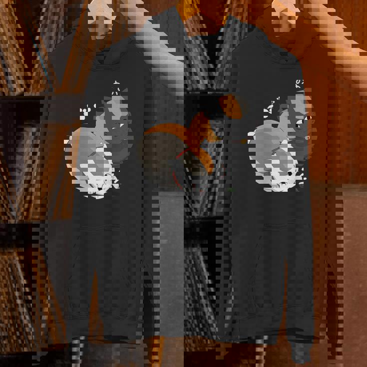 おもしろ猫ニャンコ先生 長袖tシャツ パーカー