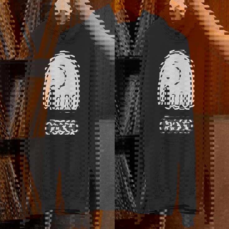 ぞうさん【Paoon パオーン】象（丸耳）シンプル【どうぶつフレンズ】ゆる かわいい 動物 キャラクター パーカー