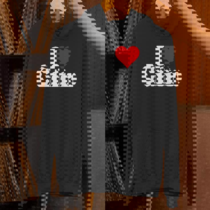 にハートのちひろの名前が大好き 長袖tシャツ パーカー