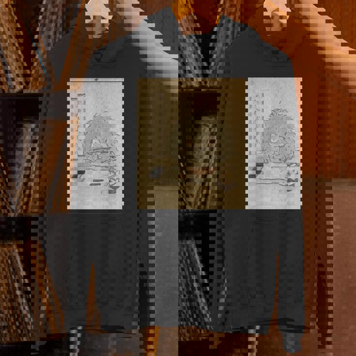 もじやもじや【日本の妖怪シリーズ】 長袖tシャツ パーカー