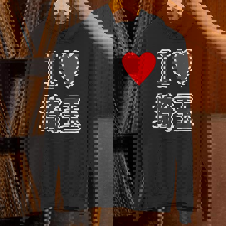 アイラブ・埼玉（I Love ハート）【47都道府県】Jimo-T ジモティ 地元愛 お土産 旅行 メッセージ・面白 パーカー