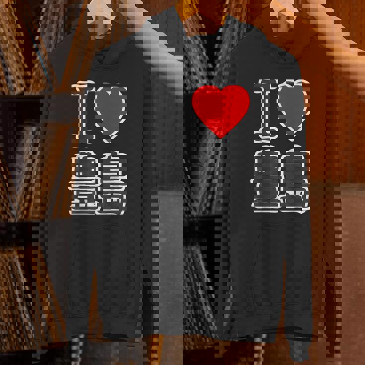 アイラブ・豊島（I Love ハート）豊島区 ビッグ 大きな文字【23区・東京都】ジモtティ 地元愛 面白い パーカー