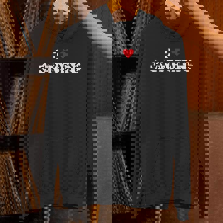 アイ・ハート・カヌー-アイ・ラブ・カヌー パーカー