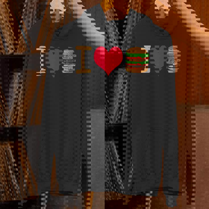 アイ・ラブ・デラックス・ハンバーガー パーカー