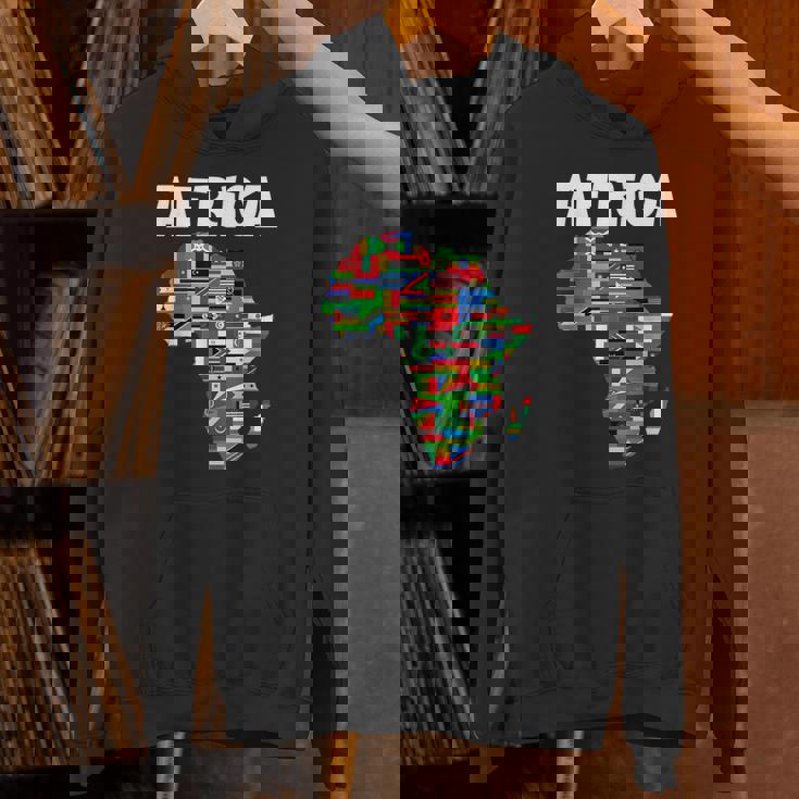 アフリカtシャツ 誇り高きアフリカ国旗大陸愛 パーカー