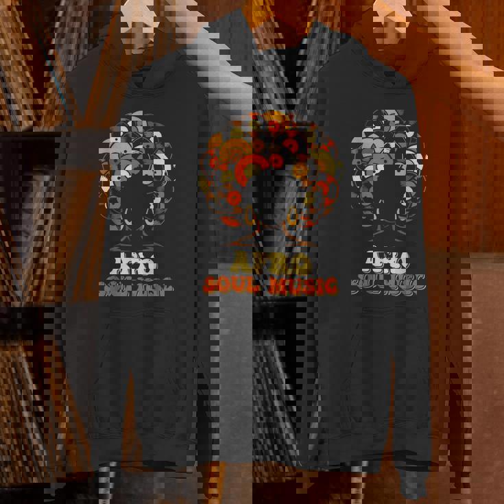 アフロソウルミュージック ビニール レトロ 70年代 80年代 ファンク ディスコダンス パーカー