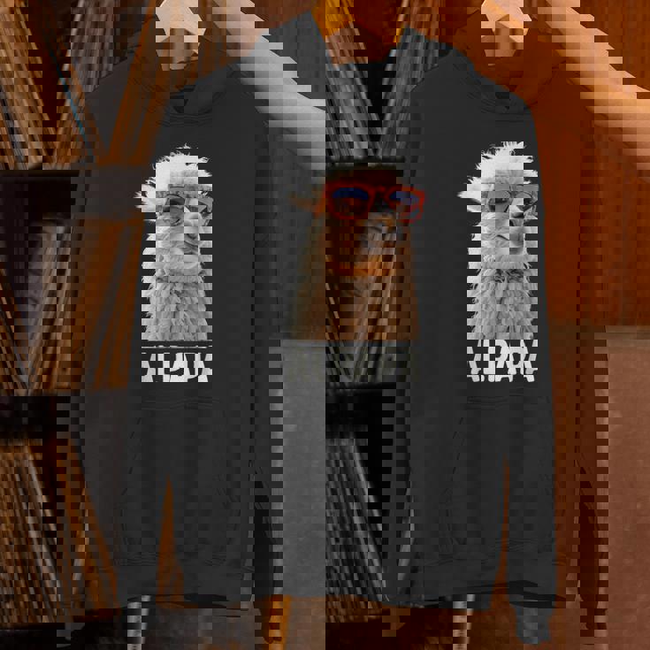 アルパカ・パパ・アルパパ・ラマ・パパ・アルパカ・パパ・ワーター・ワンダリングalpapa パーカー