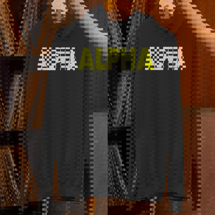 アルファ 長袖tシャツ パーカー