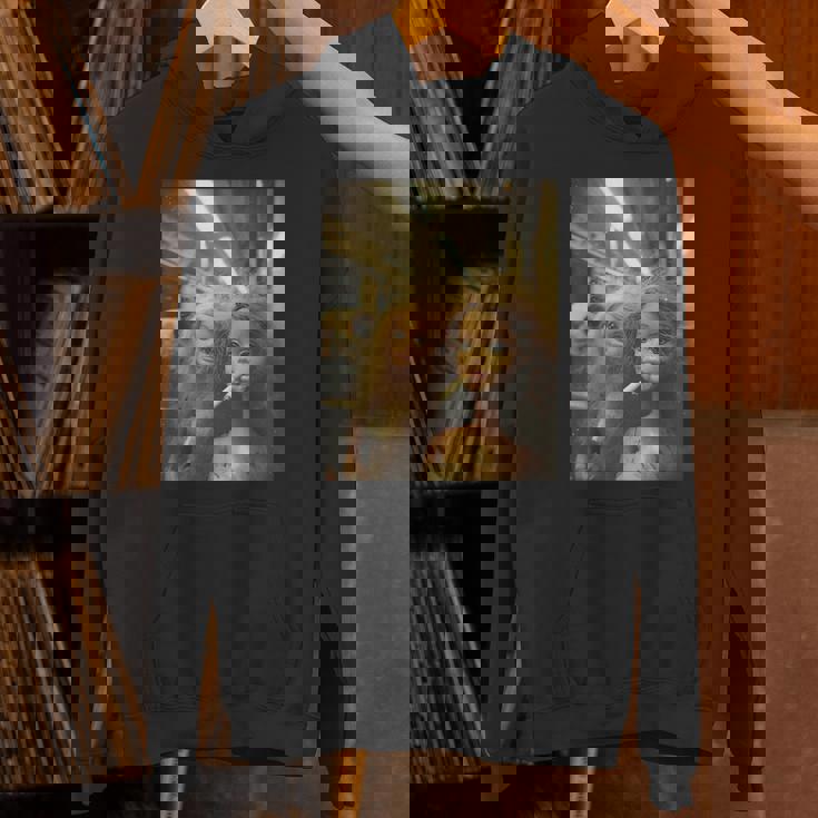 アンティーク調のドールフェイスミーム パーカー