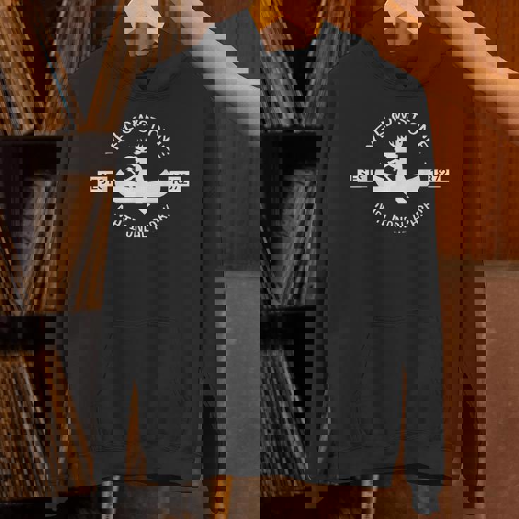 イエローストーン国立公園 ヘラジカ カヌー パーカー