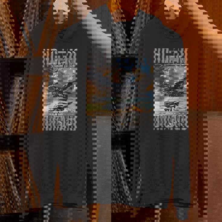 イタリア ブレイン ロット キャラクター ヌクレアロ 恐竜 キッズ ミーム パーカー