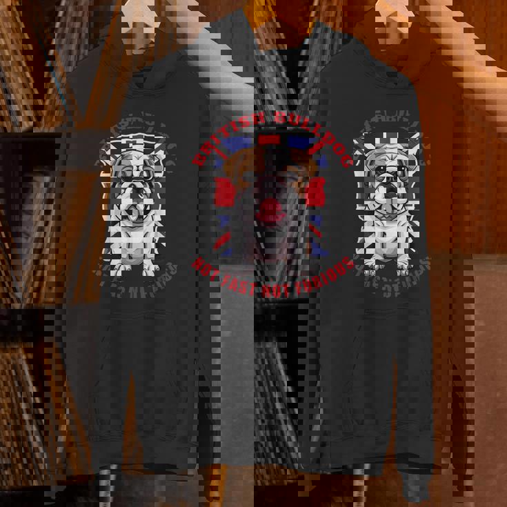 イングリッシュブリティッシュブルドッグ ユニオンジャックフラッグ ドッグオーナー パーカー