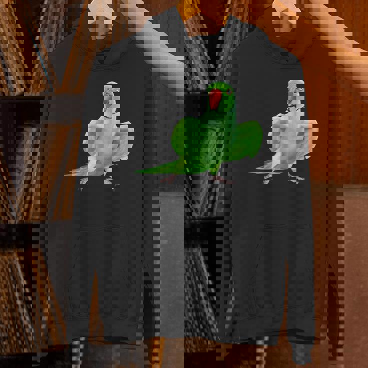 インドのワカケホンセイオウムの鳥 パーカー