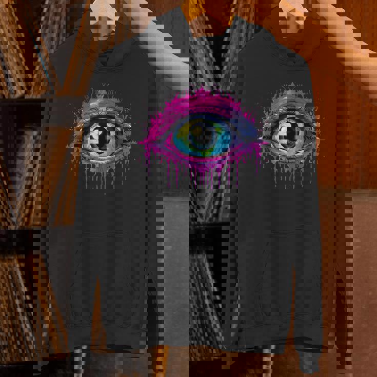 ウィアードコアアイボールドリームコアエステティックグランジエッジィトリッピー パーカー