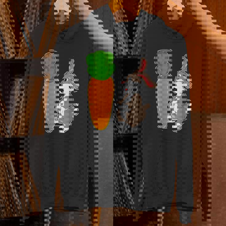 ウサギ ニンジン パーカー