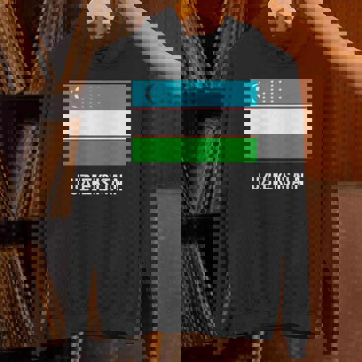 ウズベキスタン ウズベキスタン国旗 長袖tシャツ パーカー