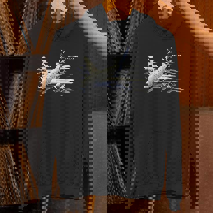 エアバスa380ターボジェット飛行機旅客機航空パイロットギフト パーカー