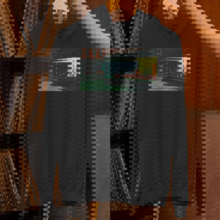 エドワードホッパーのナイトホークス 長袖tシャツ パーカー