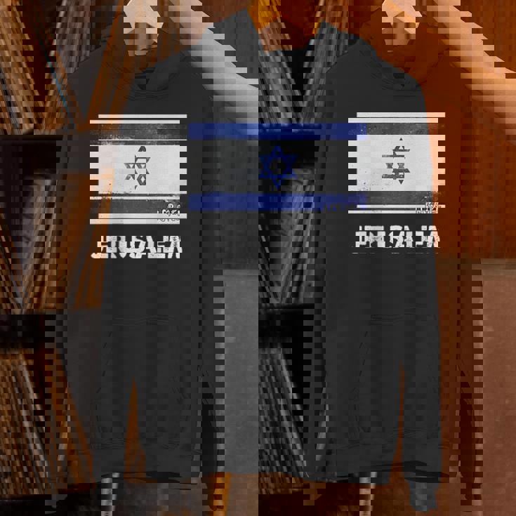 エルサレムイスラエル国旗シャツ パーカー