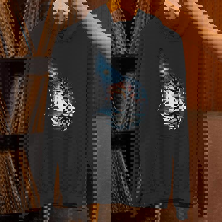 オオカミ 動物 顔 アート グラフィック 野生動物 カラフル 狼の恋人 パーカー