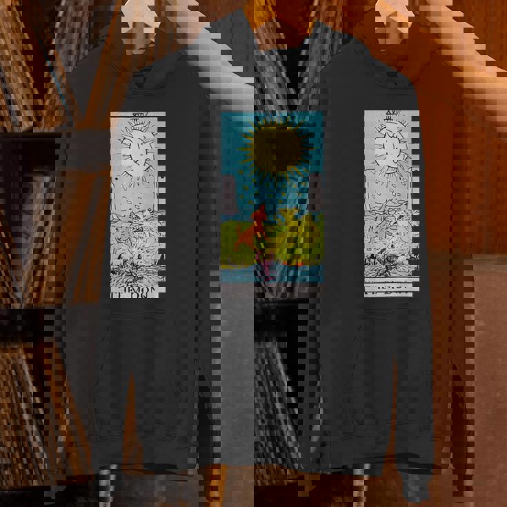 オリジナルのrider Waite Deckのムーンヴィンテージタロットカード。 長袖tシャツ パーカー