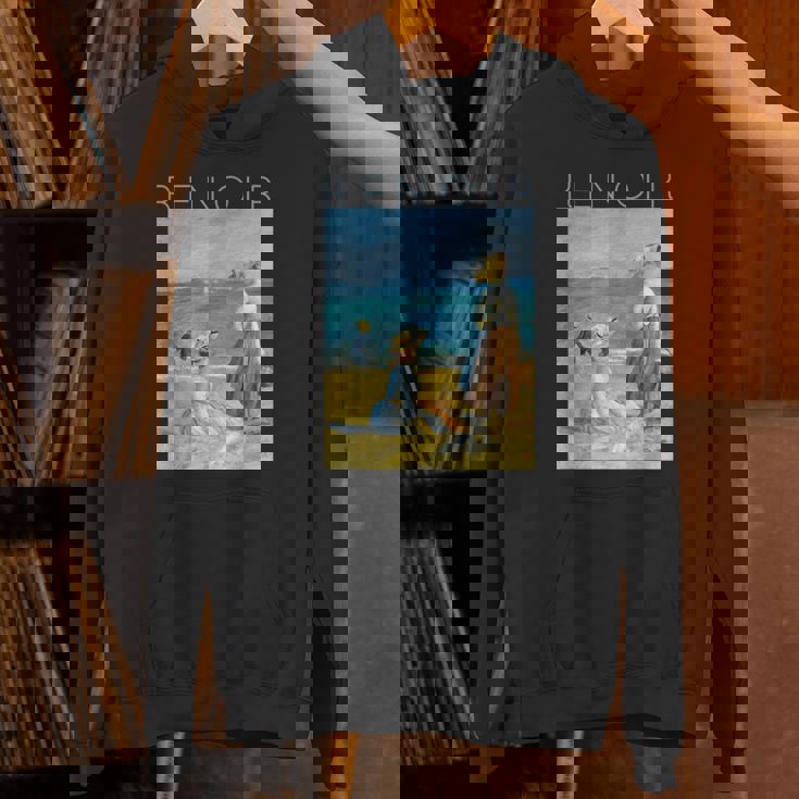 オーギュスト・ルノワール ビーチのフィギュア パーカー