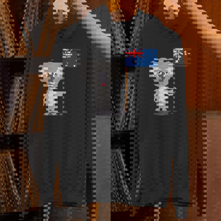 オーストラリアのコアラ オーストラリア国旗 パーカー