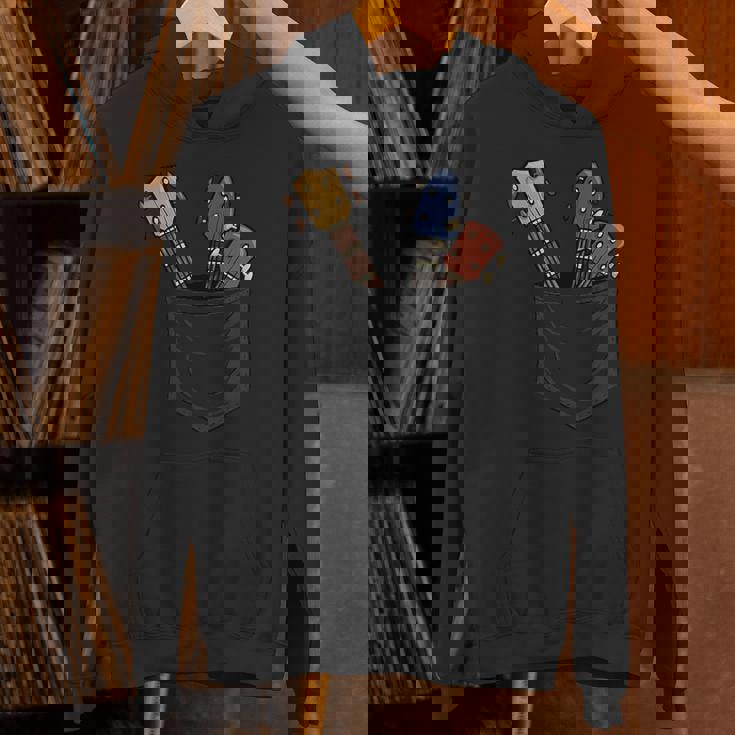 カジュアル ウクレレコレクション ポケットにハワイウクレレ パーカー