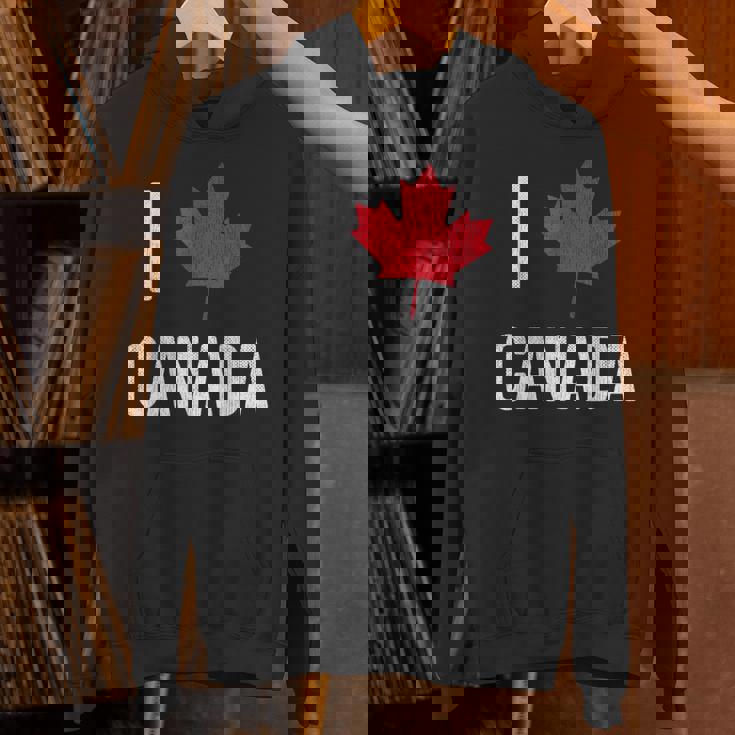 カナダ お土産 I Love Canada パーカー