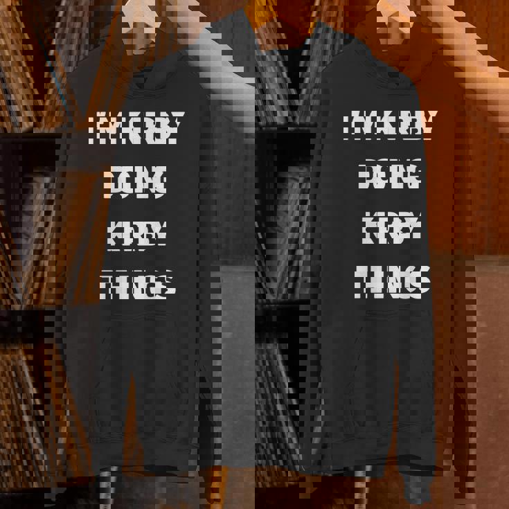 カービィのことをやってるカービィだよ 長袖tシャツ パーカー