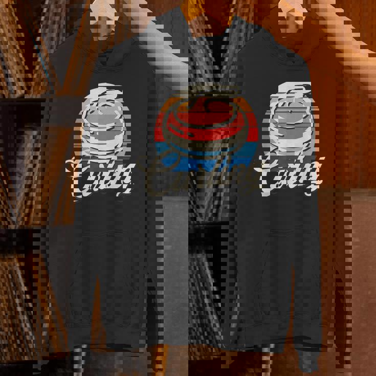 カーリング レトロ ヴィンテージ カーリングストーン パーカー