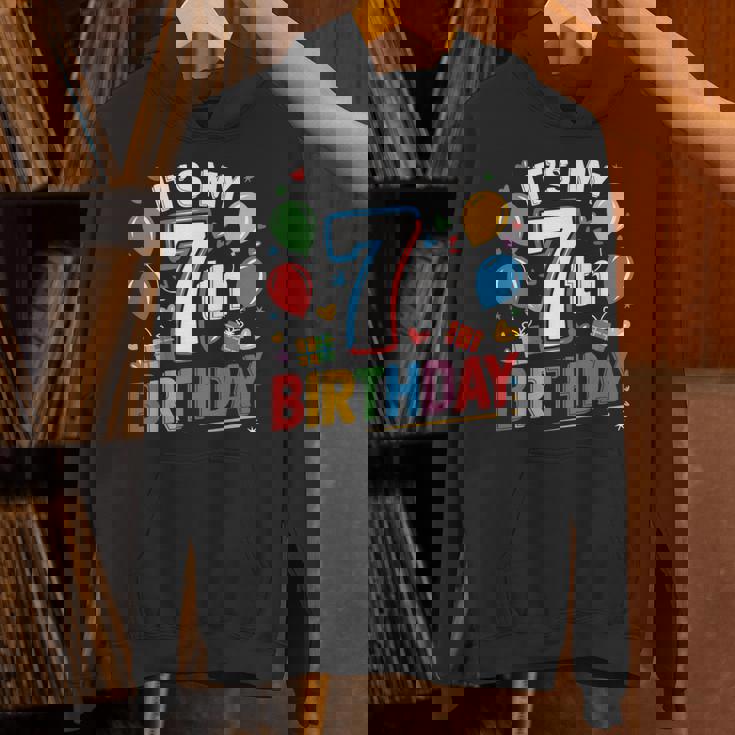 キッズ 7歳の誕生日シャツ男の子キッズ幼児7歳の誕生日男の子 パーカー