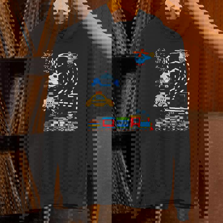 キッズトラック 電車 2歳の誕生日パーティー 幼児 2歳 誕生日 パーカー