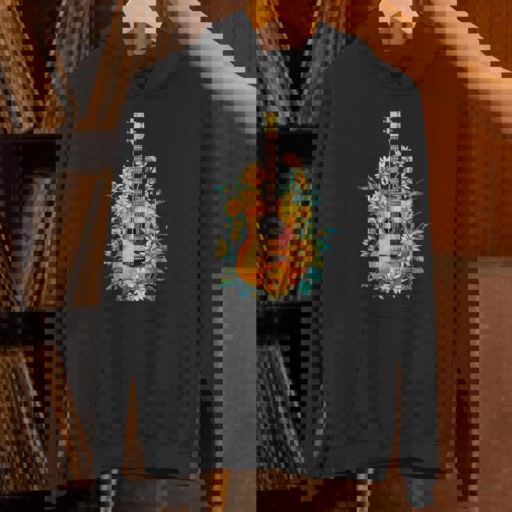 ギター 面白tシャツ おもしろ ギタリスト 服 音楽 メンズ キッズ ネタ 服 オリジナル 軽音 ひまわり パーカー