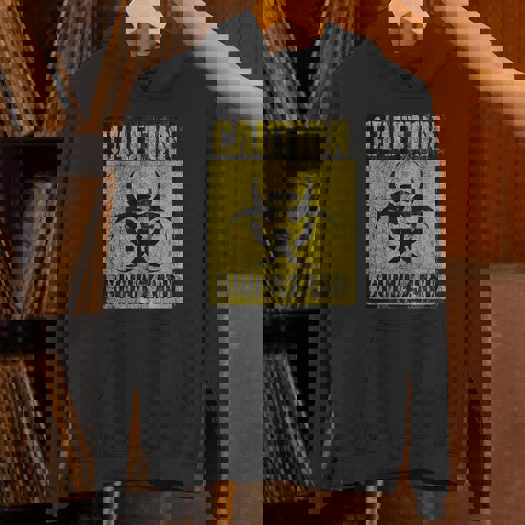 グランジ バイオハザード シンボル 黙示録後 警告サイン パーカー