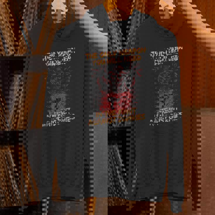 ゲーミング ゾンビ レイ ガン メンズ レディース キッズ ハロウィン パーカー