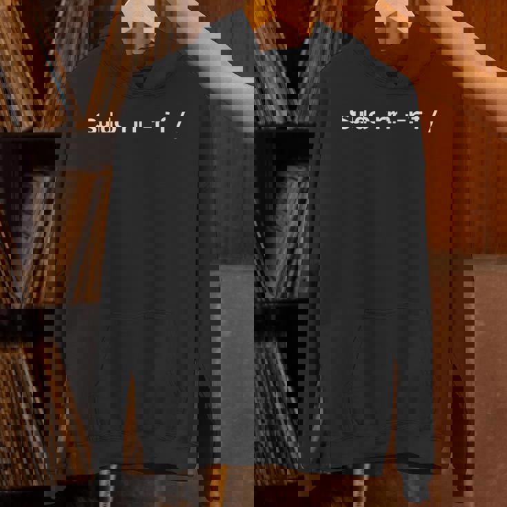 コンピューター -Udo Rm -Rf Tux Linux ペンギン プログラマー パーカー