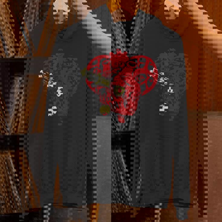 サイコビリー ホラー パンクロック Hr アンデッドハート パーカー