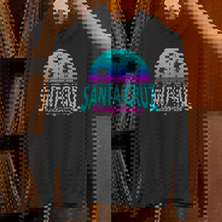 サンタクルーズ カリフォルニア レトロ ヴィンテージ サンセット 長袖tシャツ パーカー