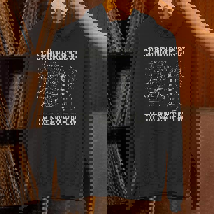 シュレーディンガーの猫 脱出計画 物理ジョーク 長袖tシャツ パーカー