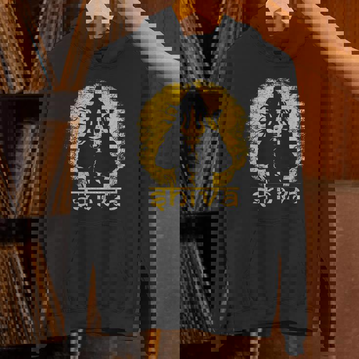 シヴァ 神聖なトライデントデザイン 男性用 ヒンズー教の神 シヴァ神 パーカー