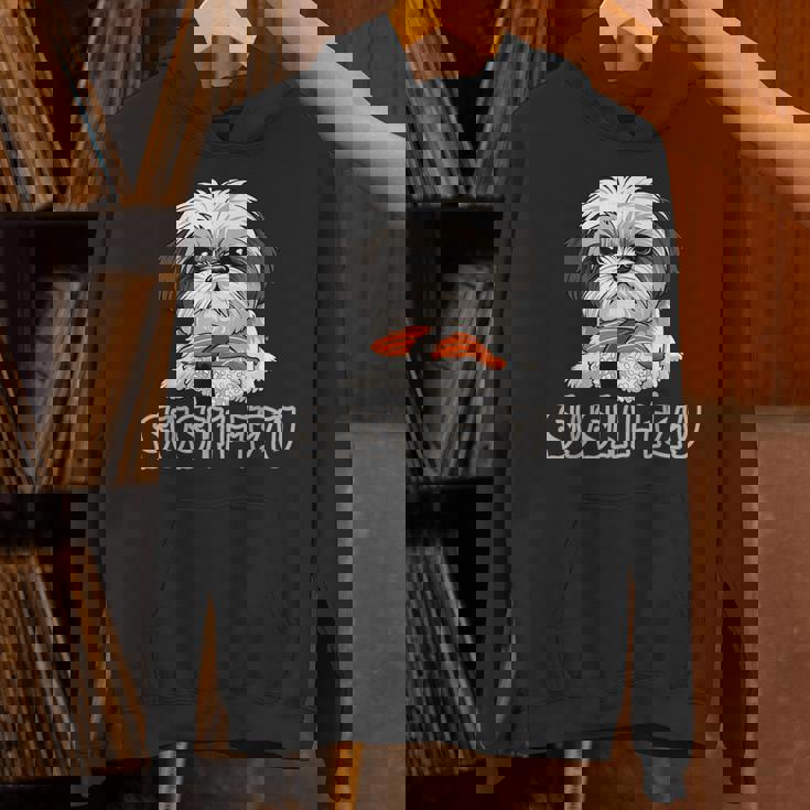 シーズー寿司 すしーず 犬 おもしろい しーず 寿司好き犬 パーカー