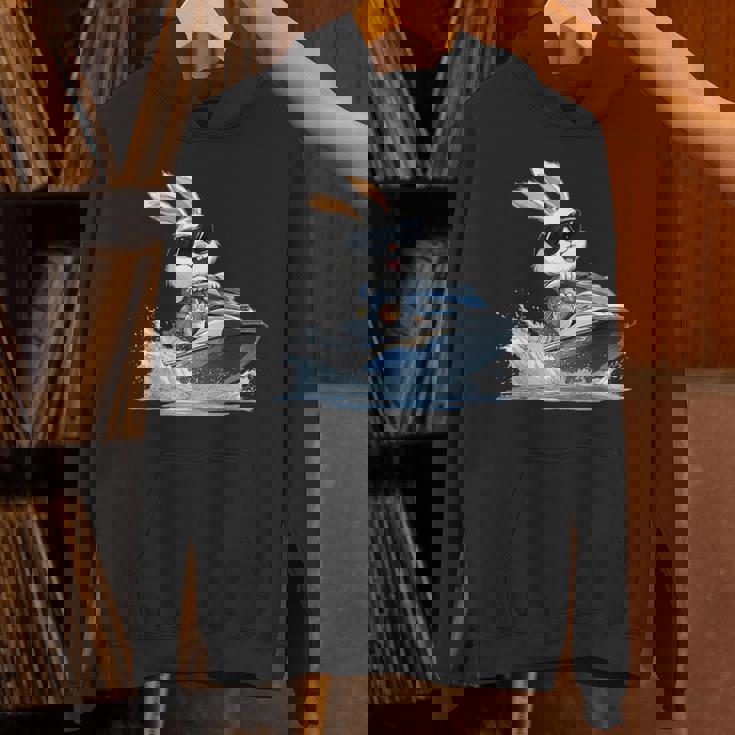 ジェットスキー ジェットスキー ウサギ イースターバニー サングラス パーカー